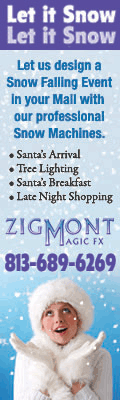 Snow machine  effects event ad