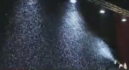 fake snow  machine power head snow machine volume